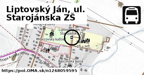 Liptovský Ján, ul. Starojánska ZŠ