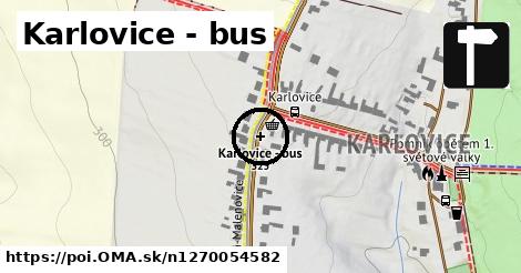 Karlovice - bus