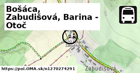 Bošáca, Zabudišová, Barina - Otoč