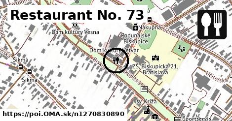 Restaurant No. 73