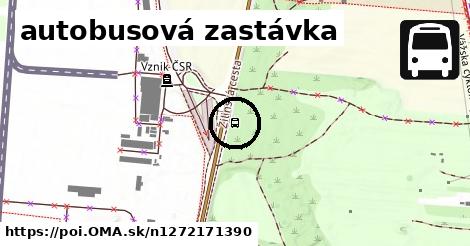 autobusová zastávka