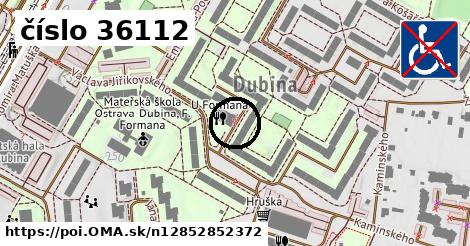 číslo 36112