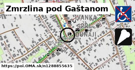 Zmrzlina pod Gaštanom