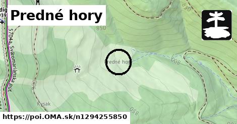 Predné hory