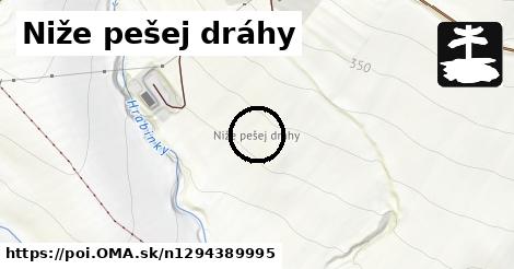 Niže pešej dráhy