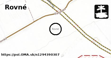 Rovné