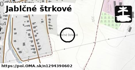 Jablčné štrkové