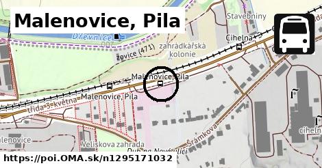 Malenovice, Pila