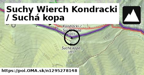 Suchy Wierch Kondracki / Suchá kopa