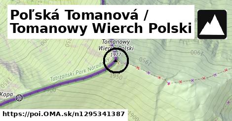 Poľská Tomanová / Tomanowy Wierch Polski
