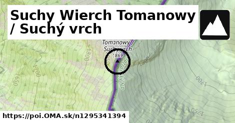 Suchy Wierch Tomanowy / Suchý vrch