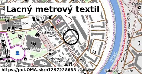 Lacný metrový textil