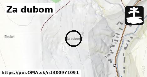 Za dubom