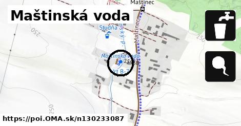 Maštinská voda