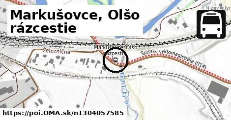 Markušovce, Olšo rázcestie