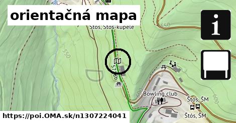 orientačná mapa