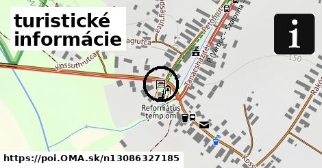 turistické informácie