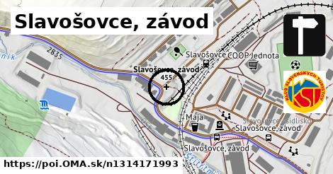 Slavošovce, závod