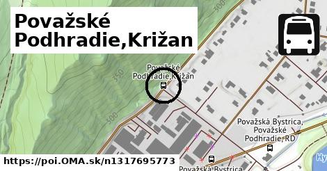 Považské Podhradie,Križan