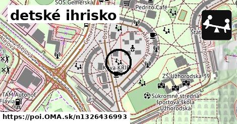 detské ihrisko