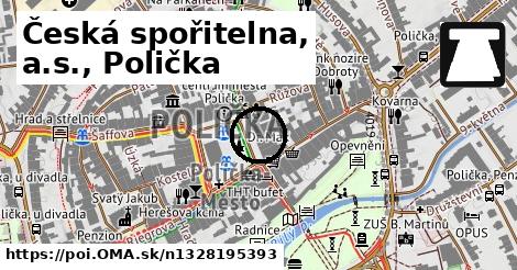 Česká spořitelna, a.s., Polička