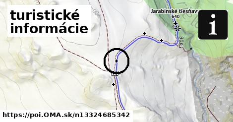 turistické informácie