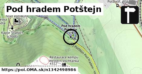 Pod hradem Potštejn