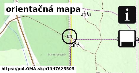 orientačná mapa