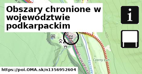 Obszary chronione w województwie podkarpackim