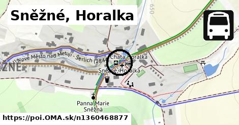 Sněžné, Horalka