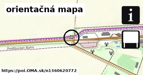 orientačná mapa