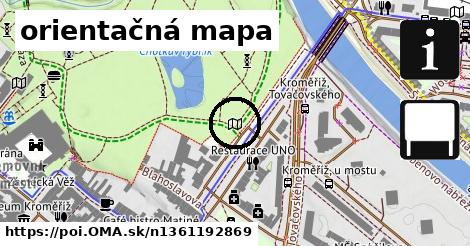 orientačná mapa