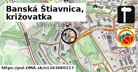 Banská Štiavnica, križovatka