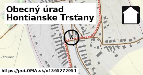 Obecný úrad Hontianske Trsťany