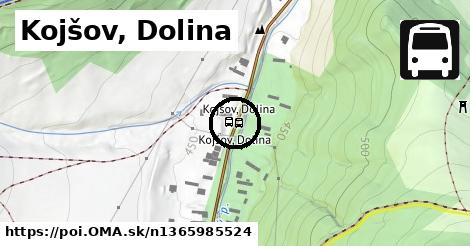 Kojšov, Dolina