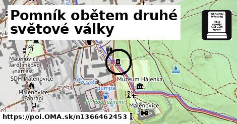 Pomník obětem druhé světové války