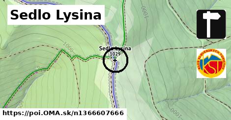 Sedlo Lysina