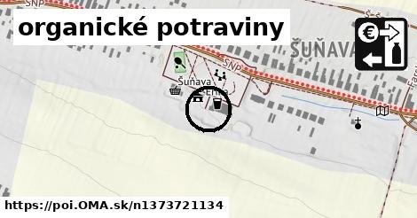 organické potraviny