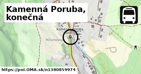 Kamenná Poruba, konečná