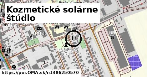 Kozmetické solárne štúdio