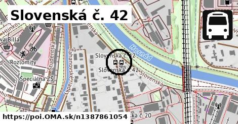 Slovenská č. 42