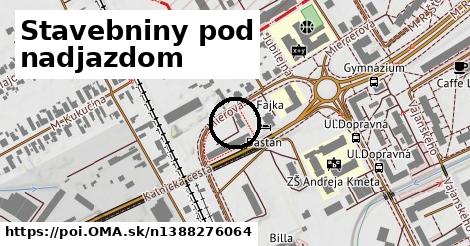 Stavebniny pod nadjazdom