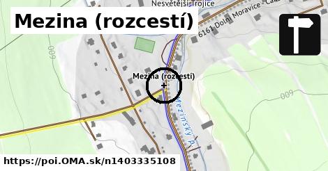 Mezina (rozcestí)