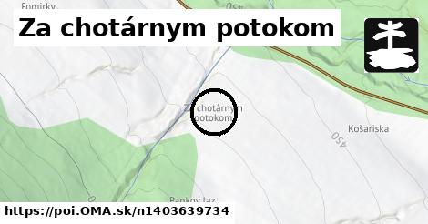 Za chotárnym potokom