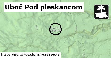 Úboč Pod pleskancom