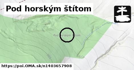 Pod horským štítom