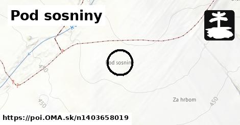 Pod sosniny