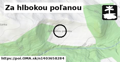 Za hlbokou poľanou