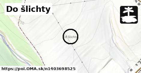 Do šlichty