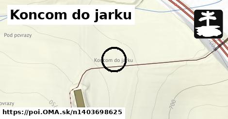 Koncom do jarku